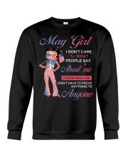 May Girl I Know Who I Am Crewneck Sweatshirt tile