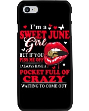 I'm A Sweet June Girl Phone Case tile