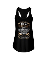 I'm A February Girl Ladies Flowy Tank tile