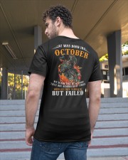 I Was Born In October My Scars Tell Me A Story Classic T-Shirt apparel-classic-tshirt-lifestyle-back-48