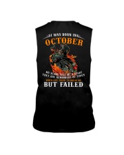 I Was Born In October My Scars Tell Me A Story Sleeveless Tee tile
