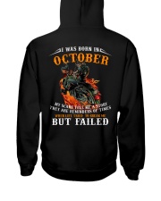 I Was Born In October My Scars Tell Me A Story Hooded Sweatshirt tile