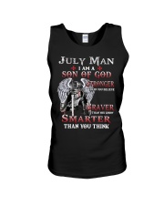 July Man I am a Son of God Unisex Tank tile