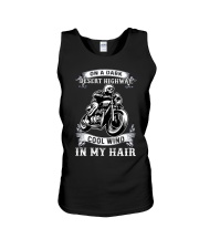 On A Dark Desert Highway Cool Wind In My Hair Unisex Tank tile