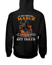 I Was Born In March My Scars Tell Me A Story Hooded Sweatshirt tile