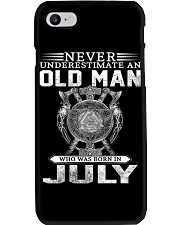 Never Underestimate An Old Man Who Was Born In Jul Phone Case tile