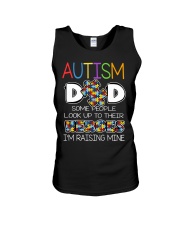 Autism Dad Some People Look Up To Their Heroes Unisex Tank tile