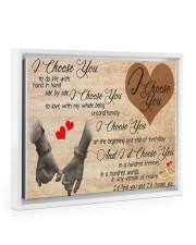 I choose You 14x11 White Floating Framed Canvas Prints thumbnail