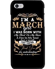 I'm A March Girl Phone Case tile