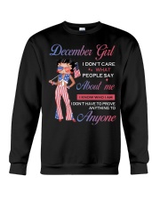 December Girl I Know Who I Am Crewneck Sweatshirt tile