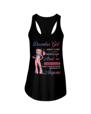 December Girl I Know Who I Am Ladies Flowy Tank tile