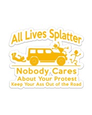 All Lives Splatter Sticker - Single (Vertical) front