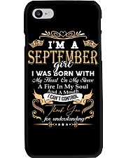 I'm A September Girl Phone Case tile