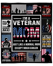 I'm Veteran Mom Fleece Blanket tile