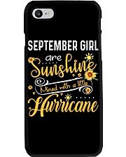 September Girl Are Sunshine and Hurricane Phone Case tile
