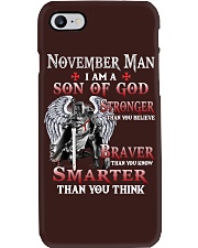 November Man I am a Son of God Phone Case tile