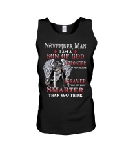 November Man I am a Son of God Unisex Tank tile