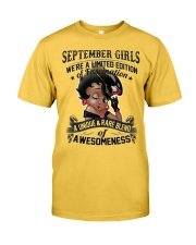 September Girls Were A Limited Edition Classic T-Shirt front