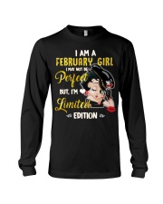 I Am A February Girl Long Sleeve Tee tile