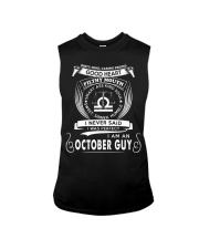 I Am A October Guy Sleeveless Tee tile