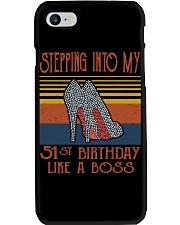 Stepping Into My 51st Birthday Like A Boss Phone Case tile