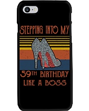 Stepping Into My 59th Birthday Like A Boss Phone Case tile