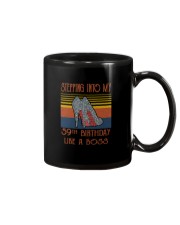 Stepping Into My 59th Birthday Like A Boss Mug tile
