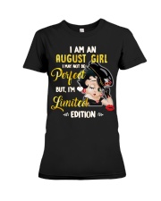 I Am A August Girl Premium Fit Ladies Tee tile