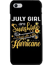July Girl Are Sunshine and Hurricane Phone Case tile