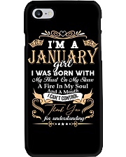 I'm A January Girl Phone Case tile