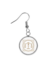 Libra Circle Earrings thumbnail