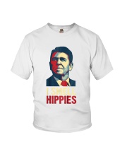 I Smell Hippies Shirt Ronald Reagan Tshirt Youth T-Shirt thumbnail