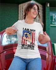 I am not women I am awesome US Army's mom Ladies T-Shirt apparel-ladies-t-shirt-lifestyle-01