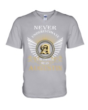 Never Underestimate AUGUSTIN - Name Shirts V-Neck T-Shirt thumbnail