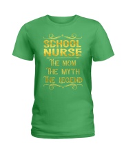 School Nurse - Mom Job Title Ladies T-Shirt thumbnail