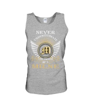 Never Underestimate MILNE - Name Shirts Unisex Tank thumbnail