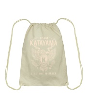 Team KATAYAMA - Lifetime Member Drawstring Bag thumbnail