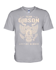 Team GIBSON - Lifetime Member V-Neck T-Shirt thumbnail