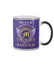 Never Underestimate MARGOLIS - Name Shirts Color Changing Mug thumbnail