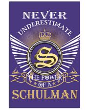 Never Underestimate SCHULMAN - Name Shirts 11x17 Poster thumbnail