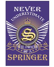 Never Underestimate SPRINGER - Name Shirts 11x17 Poster thumbnail
