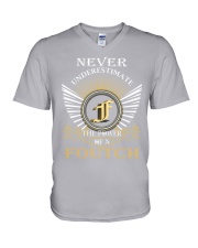 Never Underestimate FOUTCH - Name Shirts V-Neck T-Shirt thumbnail