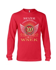 Never Underestimate WNEK - Name Shirts Long Sleeve Tee thumbnail