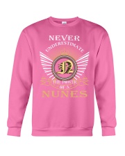 Never Underestimate NUNES - Name Shirts Crewneck Sweatshirt thumbnail