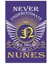 Never Underestimate NUNES - Name Shirts 11x17 Poster thumbnail