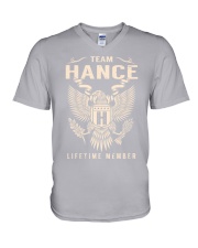 Team HANCE - Lifetime Member V-Neck T-Shirt thumbnail