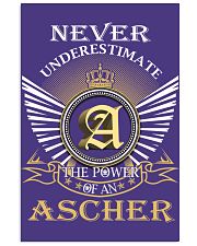 Never Underestimate ASCHER - Name Shirts 11x17 Poster thumbnail