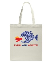 Every vote counts fish yard sign Tote Bag tile