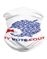 Every vote counts fish yard sign Neck Gaiter tile