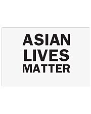 Asian lives matter mask Horizontal Poster tile
